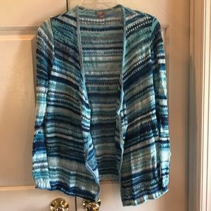 J. Jill lightweight drape front cardigan size S